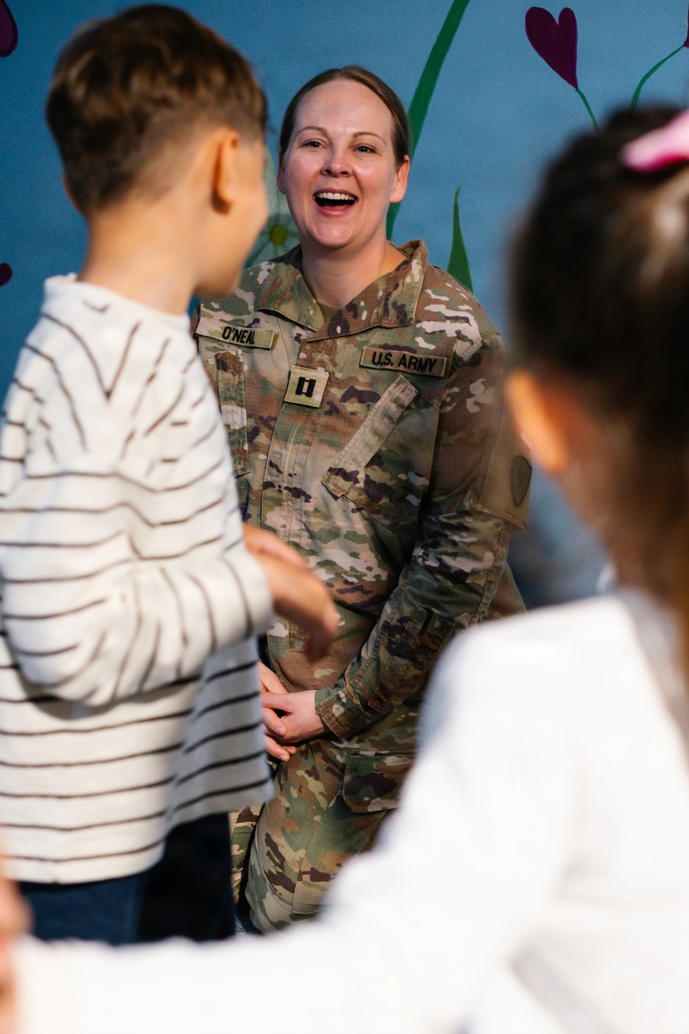 KFOR Soldiers engage students during outreach in Gjilan