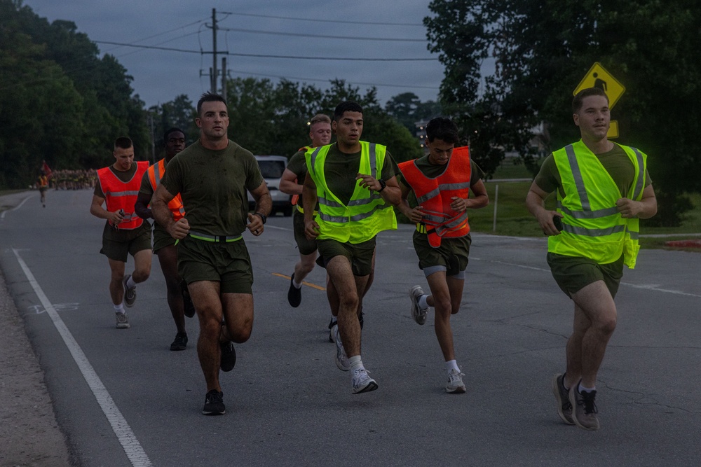 1st Battalion, 6th Marine Regiment Birthday Run and Rededication Ceremony