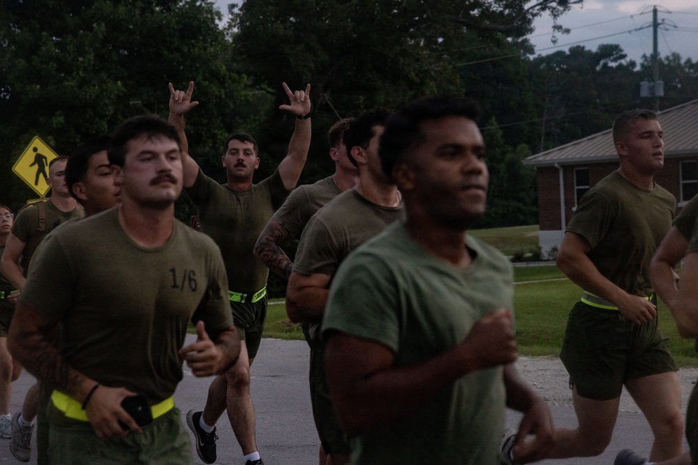 1st Battalion, 6th Marine Regiment Birthday Run and Rededication Ceremony