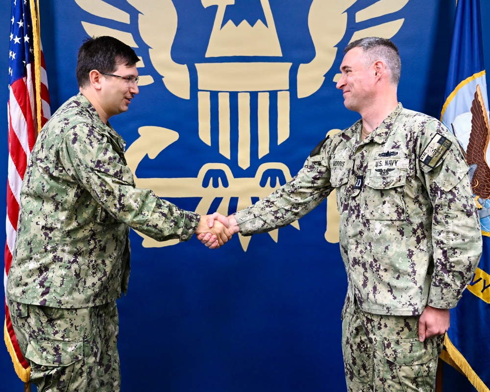 MM2 Fred Chodorski Reenlistment Ceremony