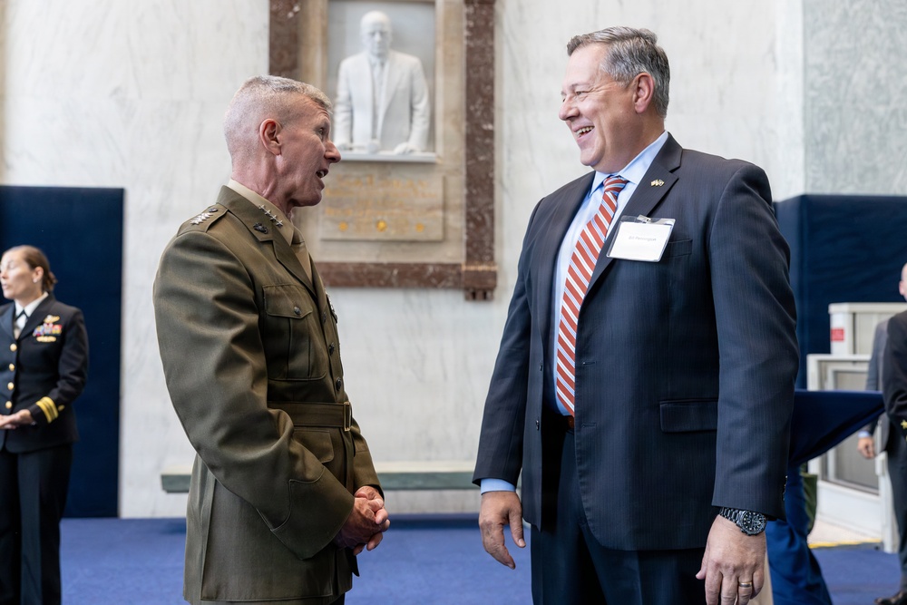 The Commandant, Gen. Eric M. Smith attends the Congressional Sea Service Award Ceremony