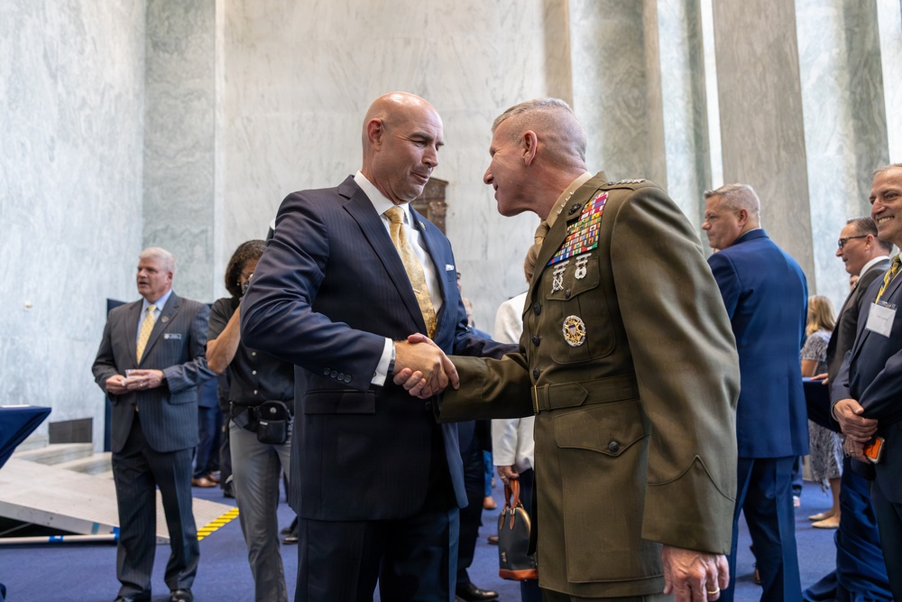 The Commandant, Gen. Eric M. Smith attends the Congressional Sea Service Award Ceremony