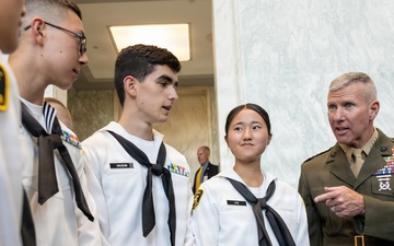 The Commandant, Gen. Eric M. Smith attends the Congressional Sea Service Award Ceremony