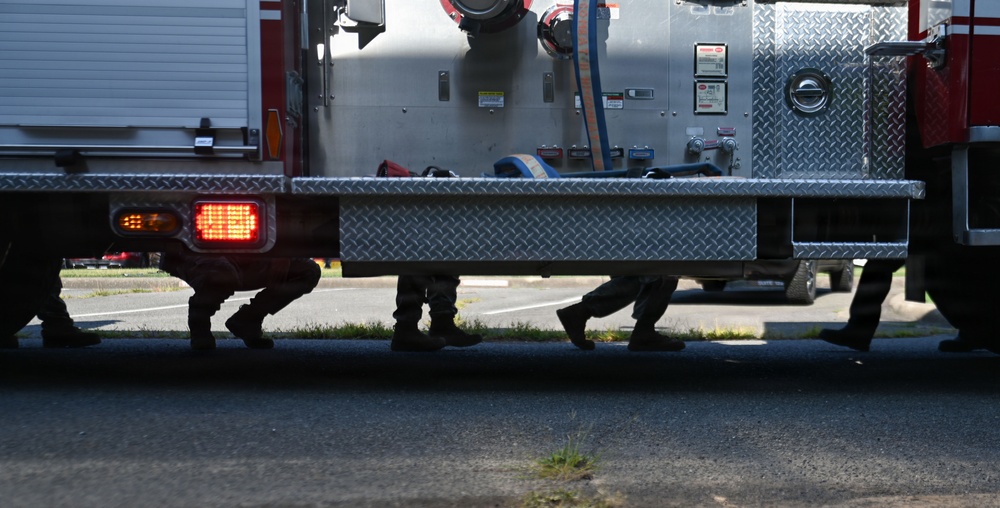 19th Combat Air Base Squadron, 19th Security Forces Squadron, and 19th Civil Engineering Squadron come together for an active-shooter exercise
