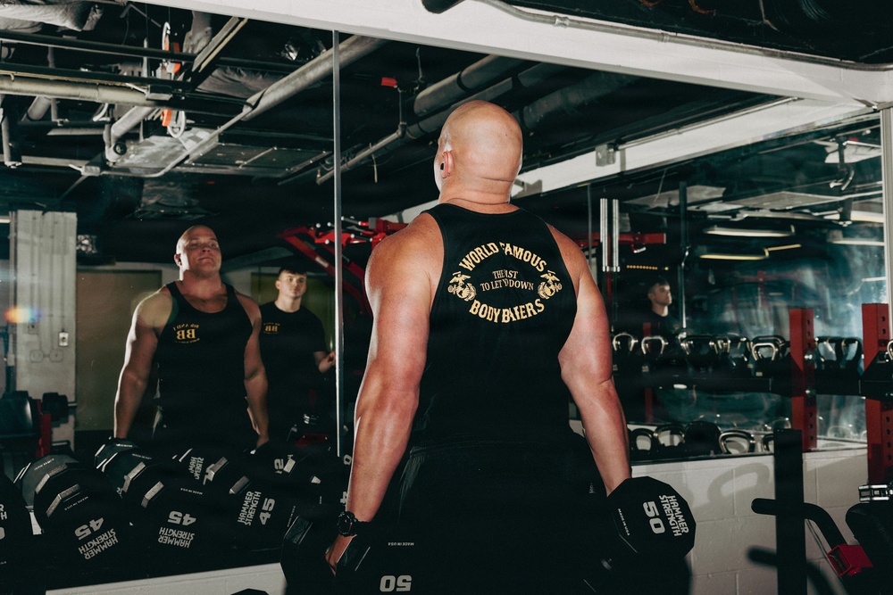 U.S. Marine Corps Body Bearer Weight Training
