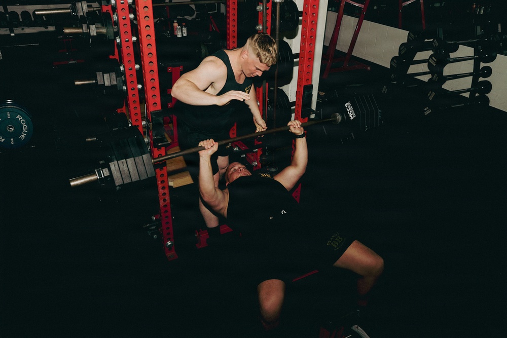U.S. Marine Corps Body Bearer Weight Training