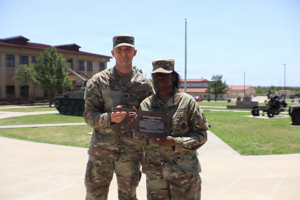 31st Air Defense Artillery Brigade PCS Award Ceremony