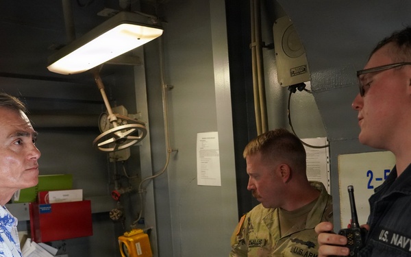 BUMED Executive Director Tours USS Essex During RIMPAC 2026