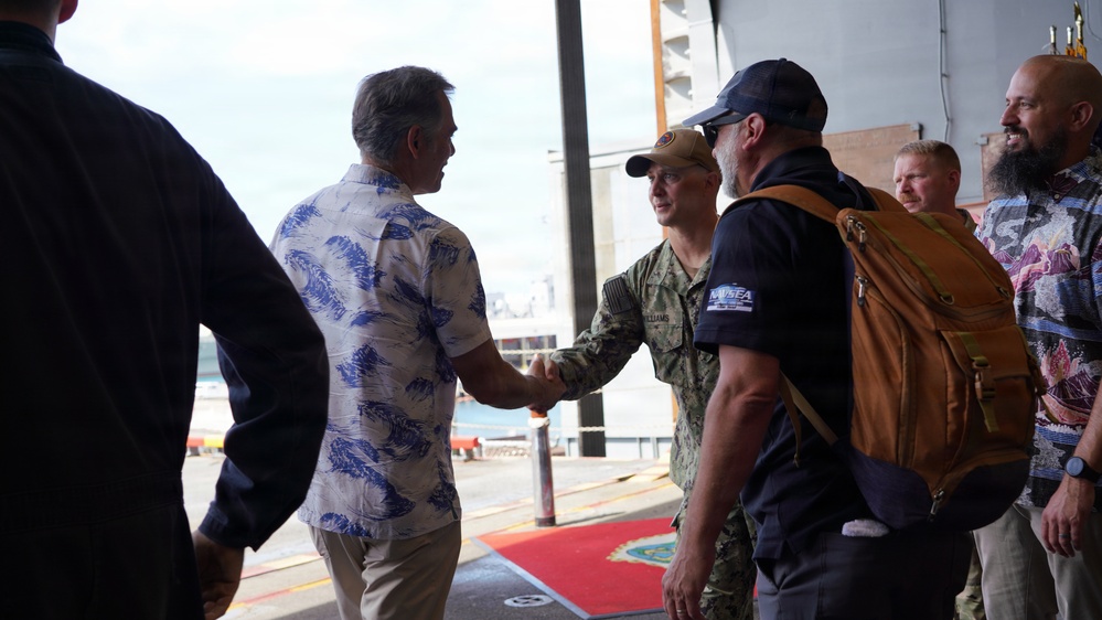 BUMED Executive Director Tours USS Essex During RIMPAC 2026