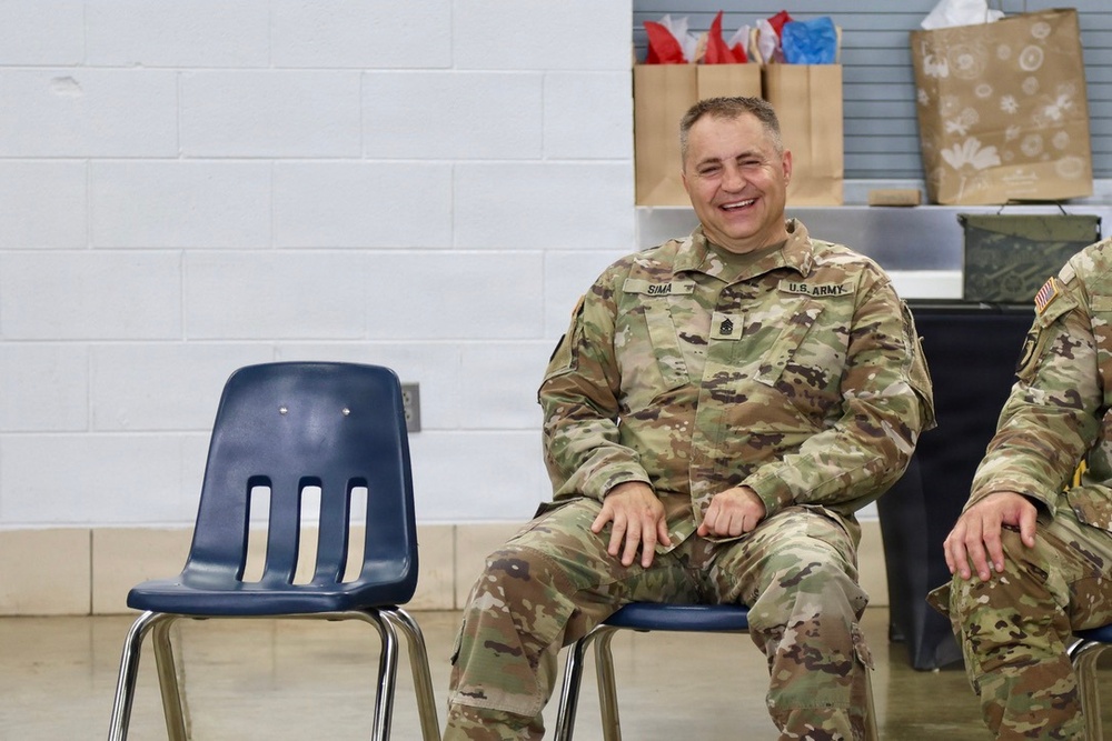 'It's About People' : Sergeant Major Retires After 36 Years of Military Service