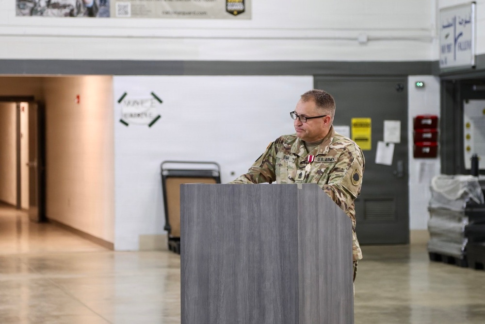 'It's About People' : Sergeant Major Retires After 36 Years of Military Service