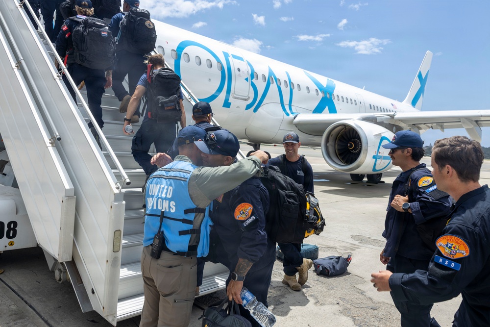 The U.S. Department of State’s U.S. Urban Search and Rescue Team Demobilization Day 3