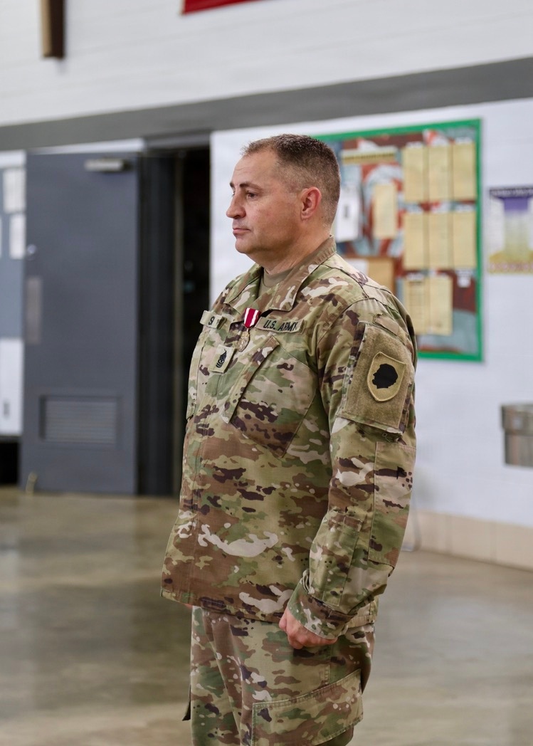 'It's About People' : Sergeant Major Retires After 36 Years of Military Service