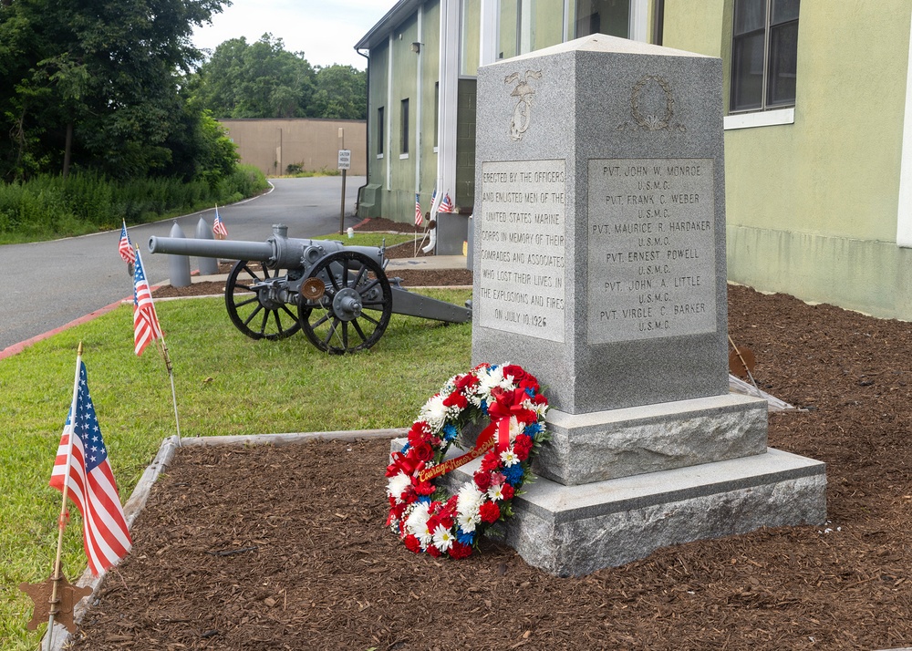 U.S. Army commemorates 100th anniversary of 1926 Picatinny Arsenal explosion