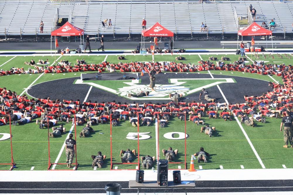 Recruiting Station Tampa Marines host their All-Hands Pool Function at Venice High School