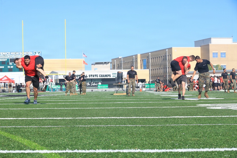 Recruiting Station Tampa Marines host their All-Hands Pool Function at Venice High School