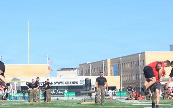 Recruiting Station Tampa Marines host their All-Hands Pool Function at Venice High School