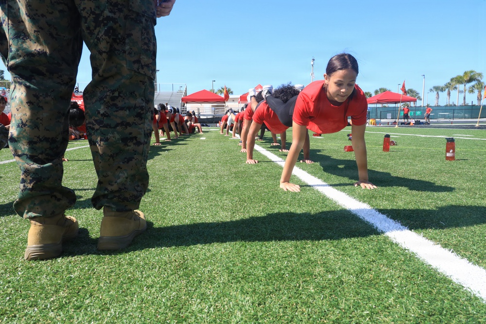 Recruiting Station Tampa Marines host their All-Hands Pool Function at Venice High School
