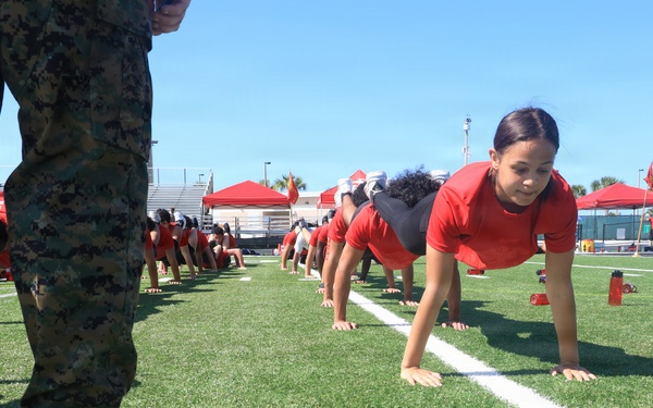 Recruiting Station Tampa Marines host their All-Hands Pool Function at Venice High School