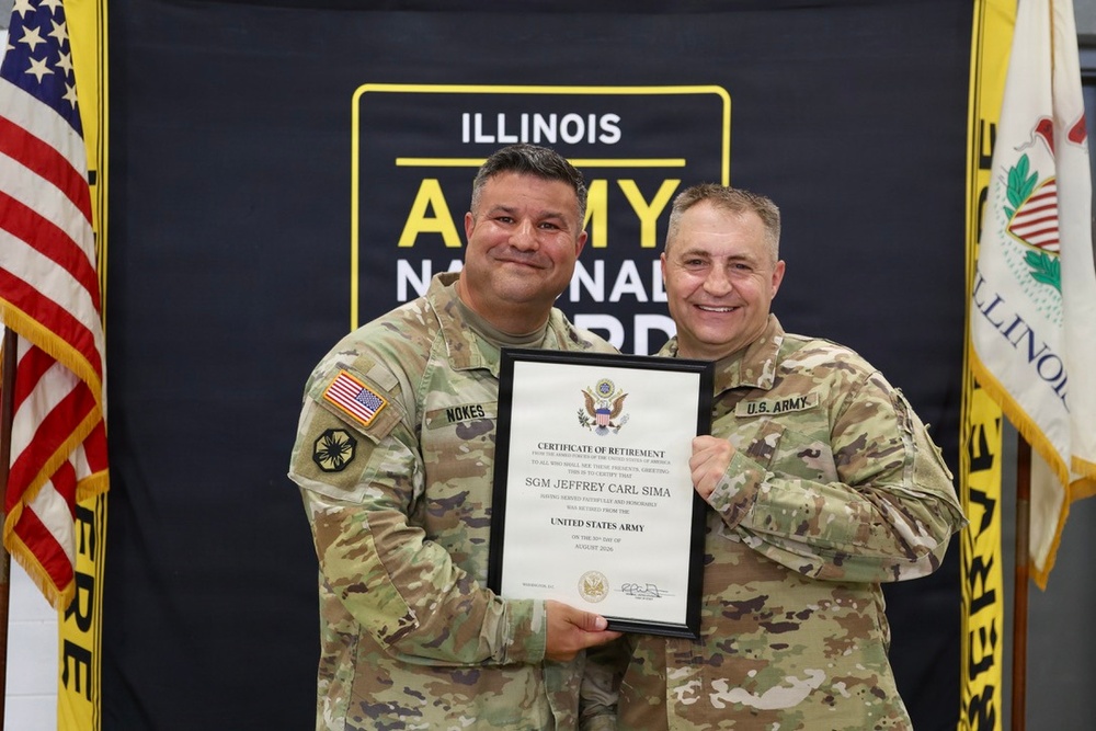 'It's About People' : Sergeant Major Retires After 36 Years of Military Service