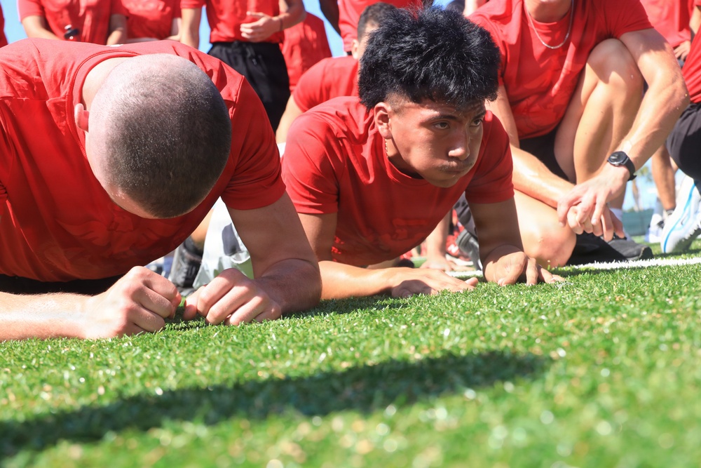 Recruiting Station Tampa Marines host their All-Hands Pool Function at Venice High School