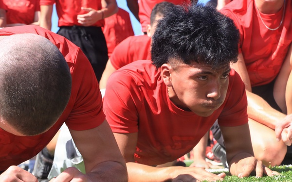 Recruiting Station Tampa Marines host their All-Hands Pool Function at Venice High School