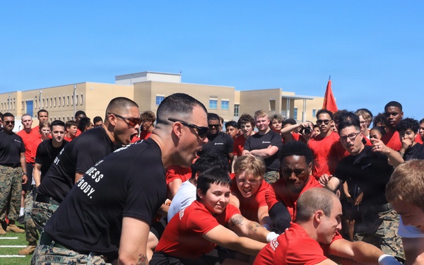 Recruiting Station Tampa Marines host their All-Hands Pool Function at Venice High School