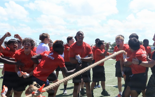 Recruiting Station Tampa Marines host their All-Hands Pool Function at Venice High School