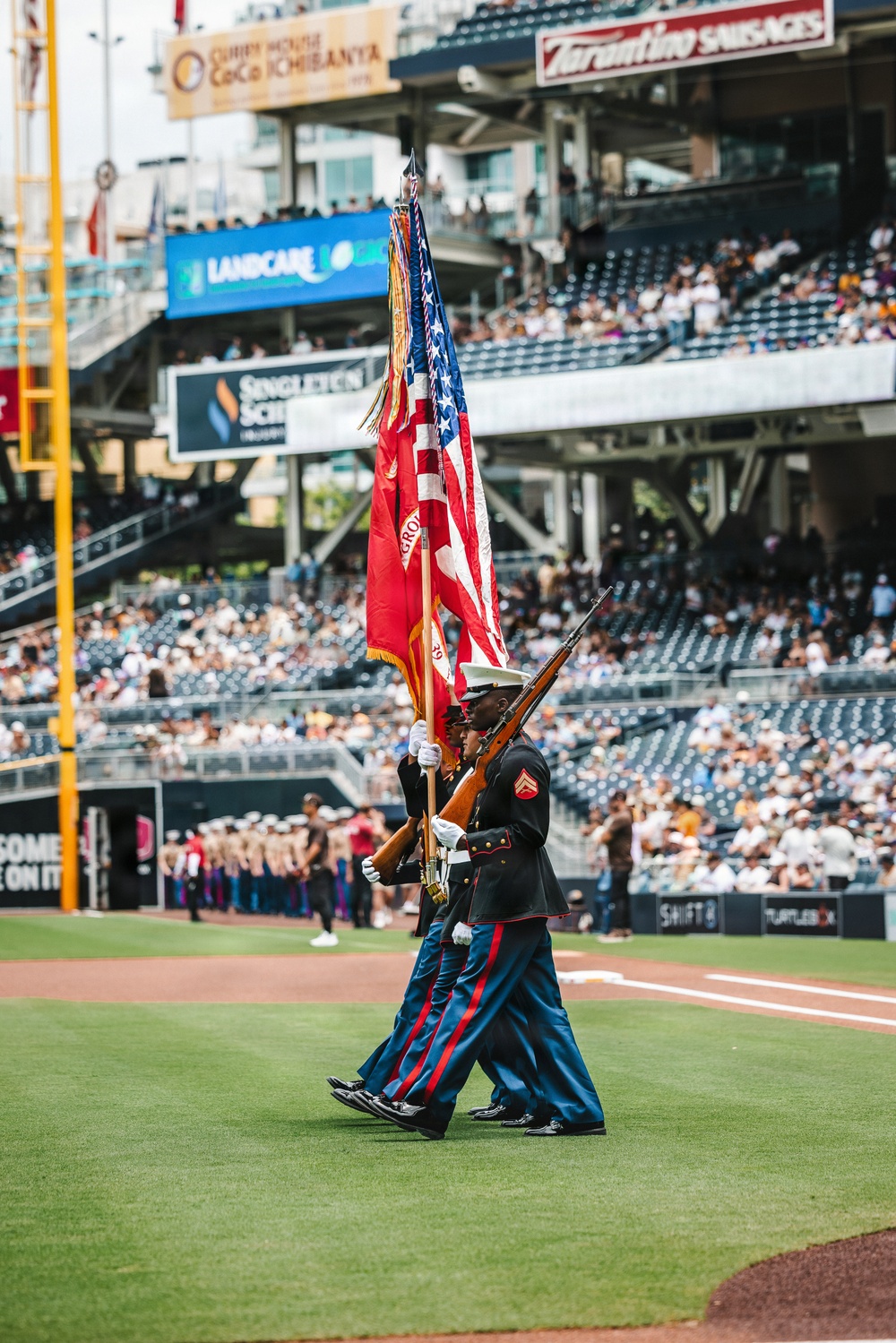HMLA-169 participates in the San Diego Padres Military Appreciation Game