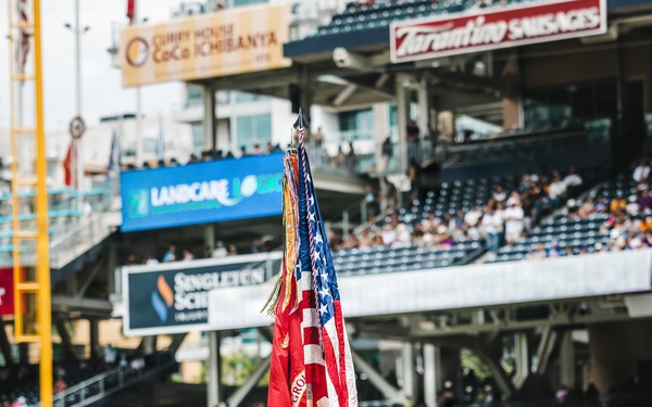 HMLA-169 participates in the San Diego Padres Military Appreciation Game