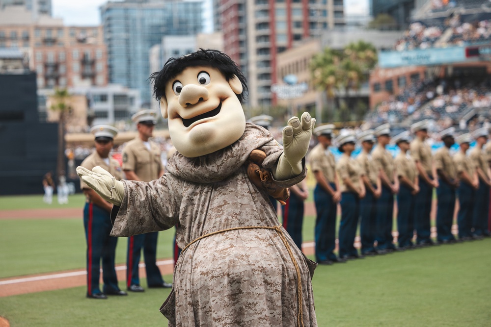 HMLA-169 participates in the San Diego Padres Military Appreciation Game