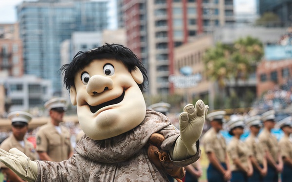 HMLA-169 participates in the San Diego Padres Military Appreciation Game