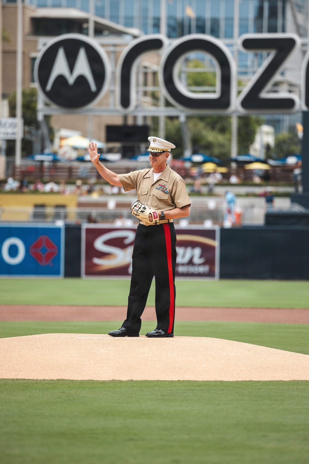 HMLA-169 participates in the San Diego Padres Military Appreciation Game