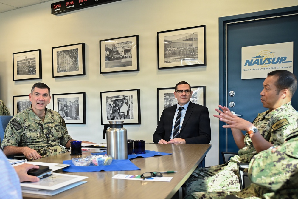 Vice Adm. Skillman Visits NAVSUP HQ