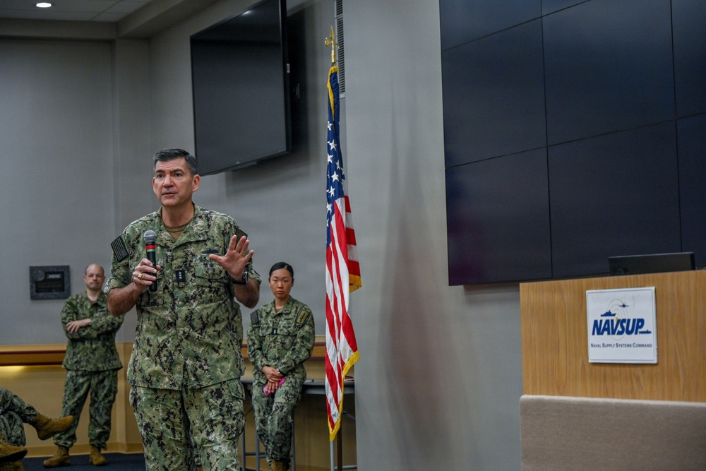 Vice Adm. Skillman Visits NAVSUP HQ