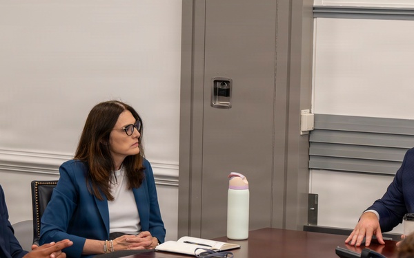 The Honorable Benjamin C. Kohlmann Meets with Joint Service Teen Council (JSTC) Members
