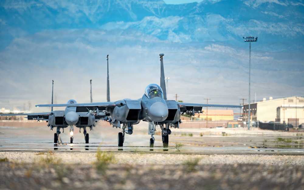 Flight Operations at Nellis Air Force Base