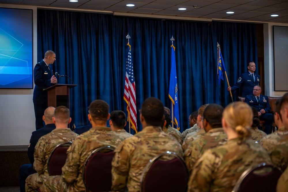 26th Operational Weather Squadron Change of Command ceremony