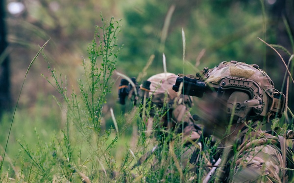 1st Special Forces Group (Airborne) conducts ambush training during Tahoma Strike