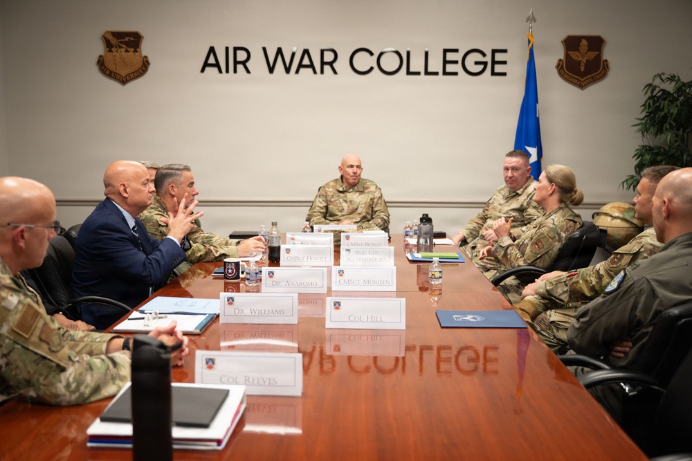 Air University, AETC leaders discuss warfighter development, operational learning