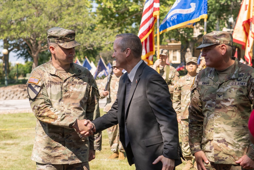 IMCOM Director Honors Outgoing Commander Col. Joe Parker