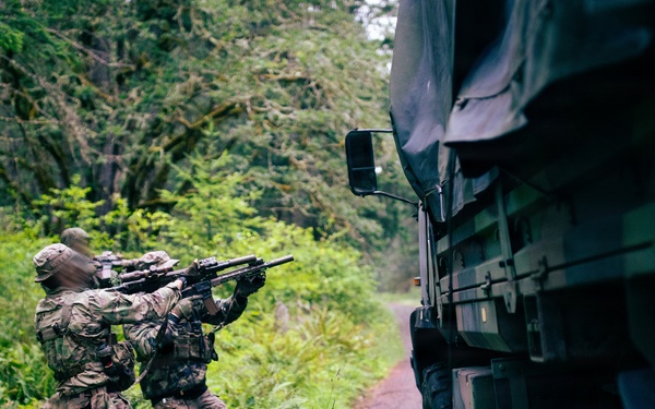 1st Special Forces Group (Airborne) conducts ambush training during Tahoma Strike