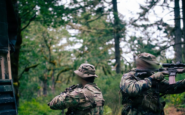 1st Special Forces Group (Airborne) conducts ambush training during Tahoma Strike