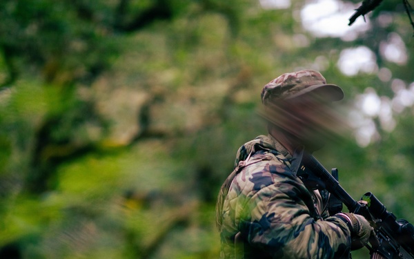 1st Special Forces Group (Airborne) conducts ambush training during Tahoma Strike