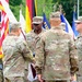 Col. Nguy passes the colors