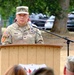 Col. Nguy speaks at change of command
