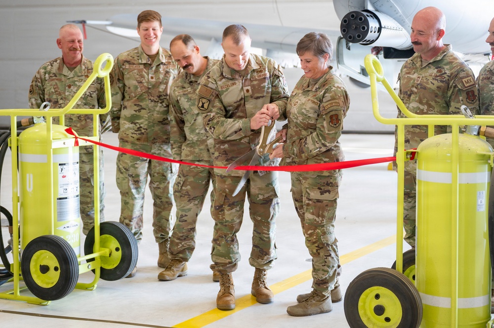 IDANG Ribbon Cutting for Renovated Hangar