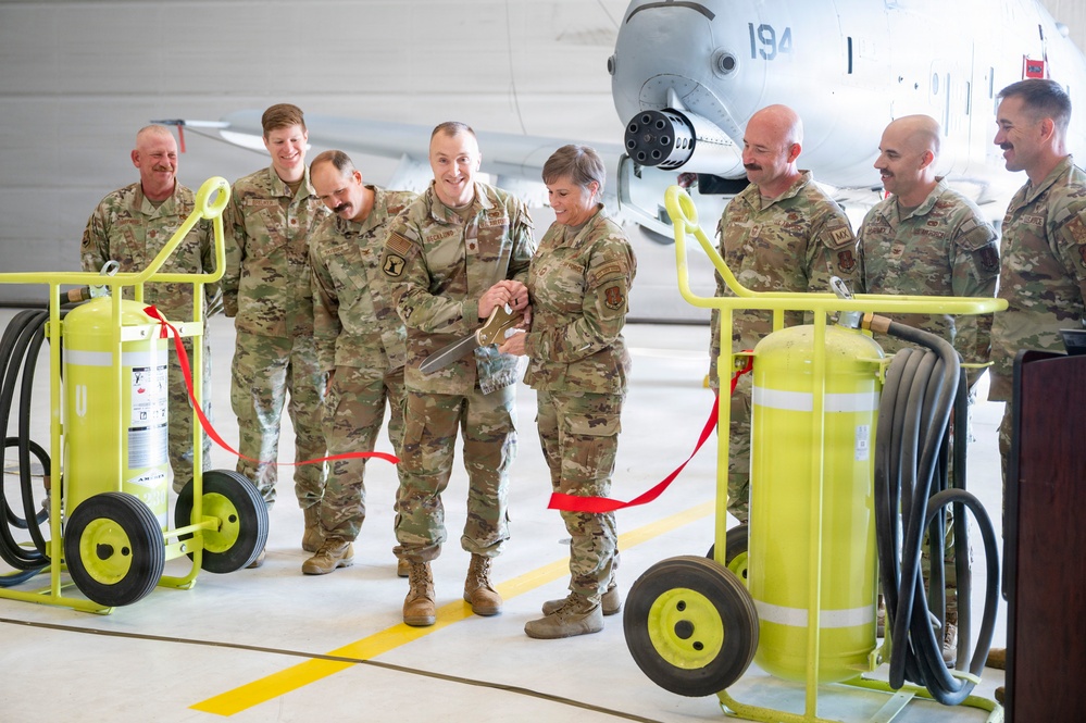 IDANG Ribbon Cutting for Renovated Hangar