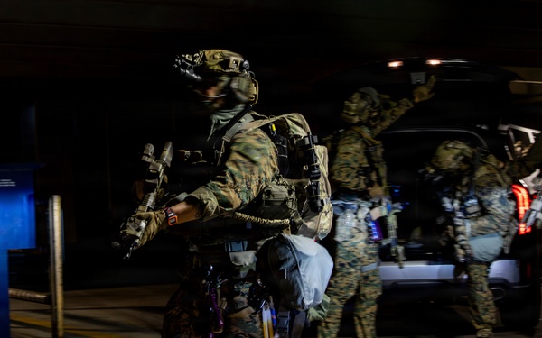 MARSOC conducts raid training during RAVEN