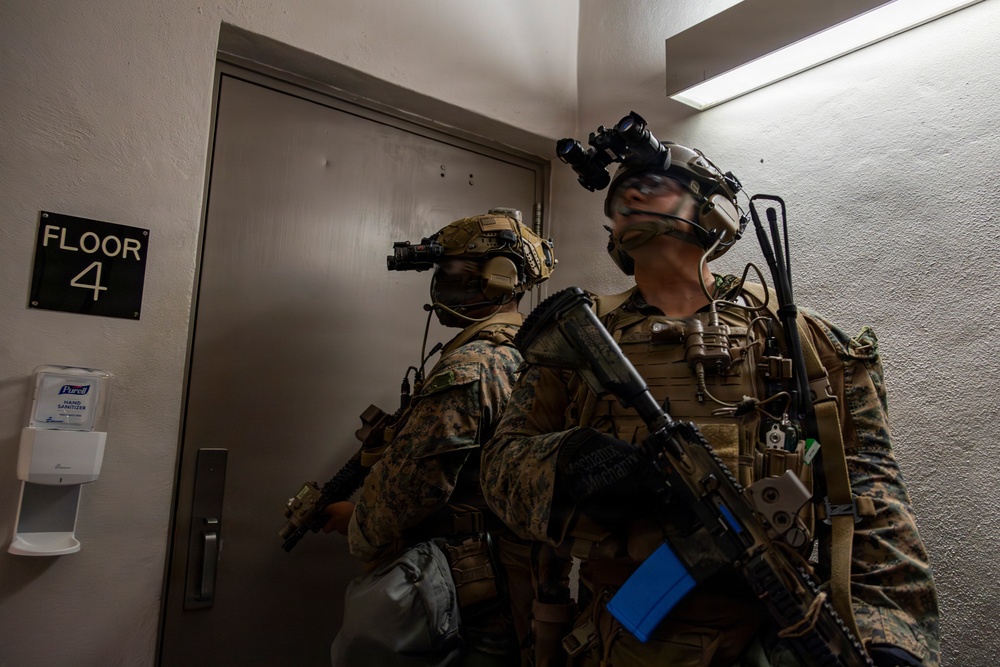 MARSOC conducts raid training during RAVEN